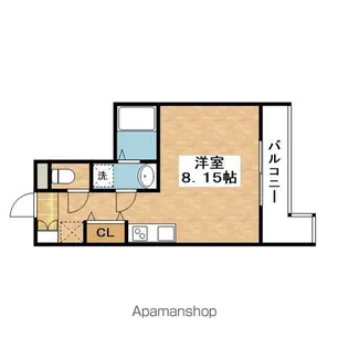 クオリア吹田【4階】の間取り