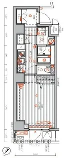 メインステージ千代田岩本町コモデ【6階】の間取り