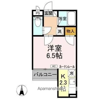 プチシャンブルM【1階】の間取り