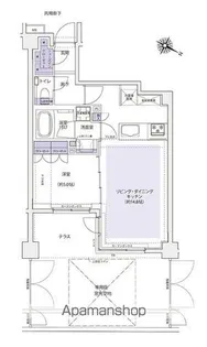 KDXレジデンス横濱紅葉坂【104号室】の間取り