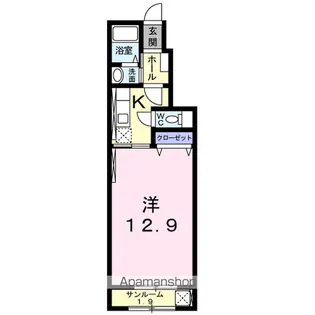 ベラドンナ【1階】の間取り