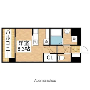 愛知県名古屋市千種区今池4丁目【マンション】の間取り