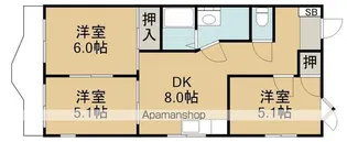 エクセレントライフ清水【3階】の間取り