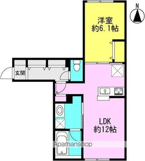 YS COURT Ⅱ【2階】の間取り