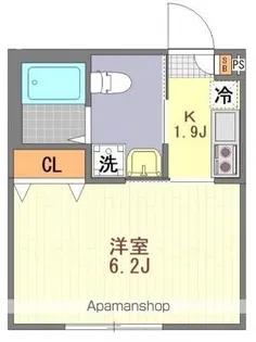 マウ溝の口【2階】の間取り