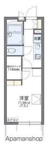 レオパレスフォレステール 千代【204号室】の間取り