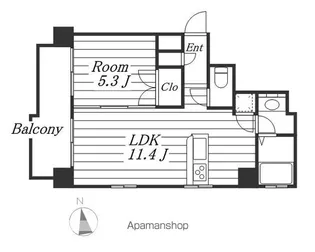 SK BUILDING-501【4階】の間取り