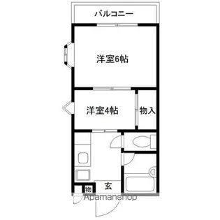 仙台白萩マンション【208号室】の間取り