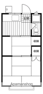 南柏コーポ【2階】の間取り