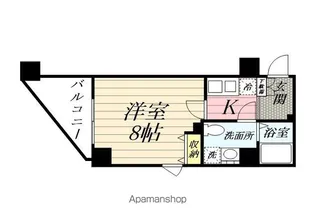 神奈川県川崎市川崎区京町2丁目【マンション】の間取り