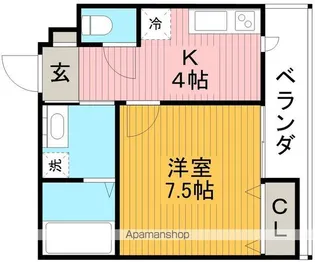 シャーメゾンYM【3階】の間取り