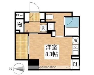 パークアクシス新栄【6階】の間取り