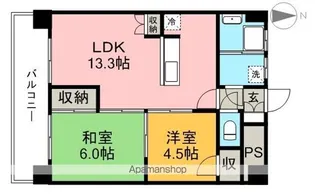 N&A APARTMENT【5階】の間取り