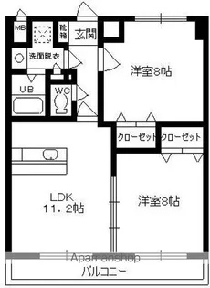 コスモマンション延岡アイリス【203号室】の間取り