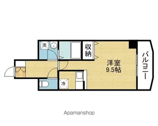 グランデカワノ玉造【3階】の間取り