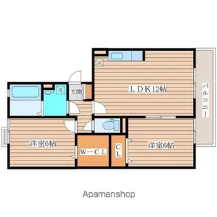 Q.FRONT【3階】の間取り