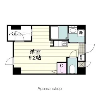 アドラシオン平之町【303号室】の間取り