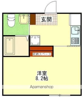 ベイポート【201号室】の間取り
