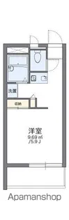 レオパレスTH【3階】の間取り