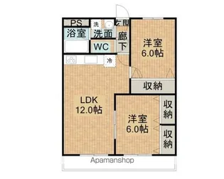 メゾン・ド・エース【5A号室】の間取り