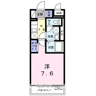 アロッジオ渋谷【3階】の間取り