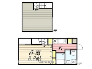 AKHA2【3階】の間取り