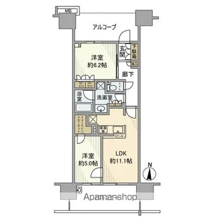 シエリア本郷駅前【13階】の間取り