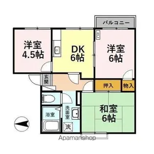 フレグランス パヒューム【1階】の間取り