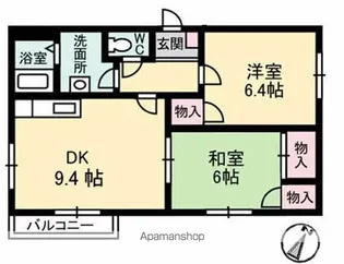 フレグランスフォーブル【1階】の間取り