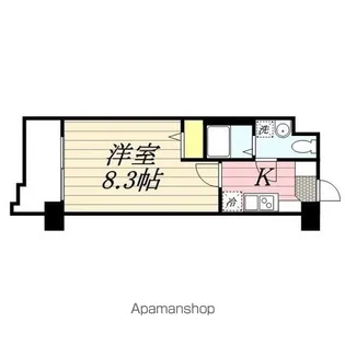 エンクレスト警固【5階】の間取り