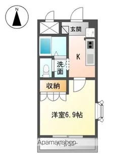 グランセ田宮Ⅱ【2階】の間取り