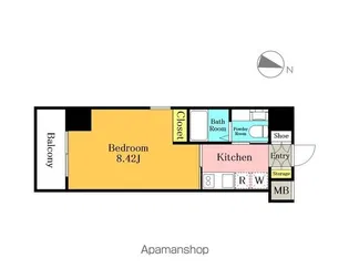 PRIME AXIS OMIYA【13階】の間取り