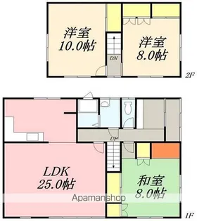 北海道函館市高松町【一戸建】の間取り