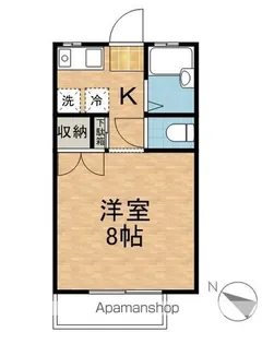 上松ハウスB【1階】の間取り