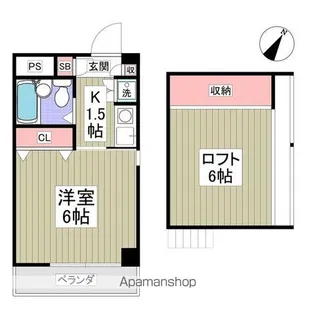 ライフインキシヤ【3階】の間取り