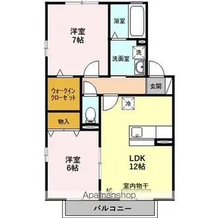 リビングタウン本郷【2階】の間取り