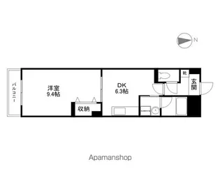 アンジュール【502号室】の間取り