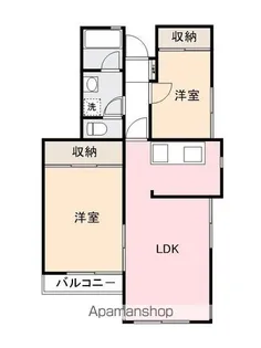 アーバンハイツ(松福)【1階】の間取り
