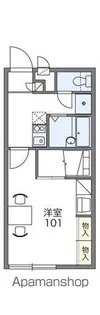 レオパレスセレステ青葉【202号室】の間取り