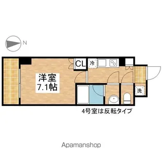 リヴシティ栄弐番館【8階】の間取り