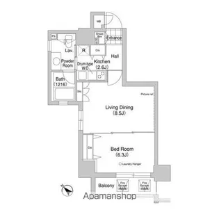 コンフォリア駒澤【3階】の間取り