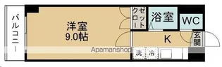 アタゴドミトリーきふね【107号室】の間取り
