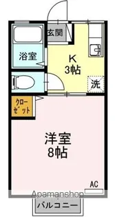 シティハイム三宅Ⅱ【1階】の間取り