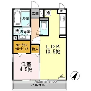 ハウオリ・ハレ【1階】の間取り