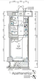 オーキッドレジデンス鶴見【4階】の間取り