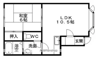 ベルピア18【106号室】の間取り