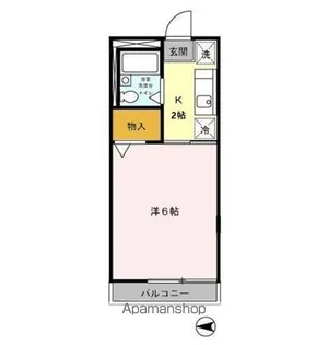 ロイヤルハイツⅡ【2階】の間取り