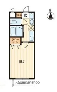 フローラ栗林【4階】の間取り