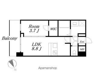 アドバンス名古屋シュテルン【15階】の間取り