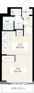 カスタリア新宿御苑【8階】の間取り